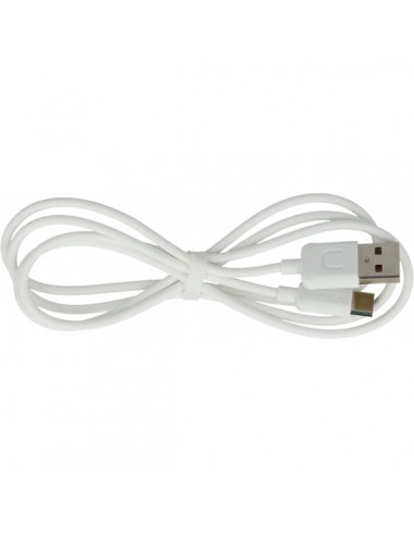 Cable datos y carga USB tipo C Usams U-Turn blanco 1m (blíster)