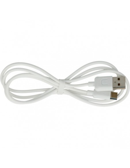 Cable datos y carga USB tipo C Usams U-Turn blanco 1m (blíster)