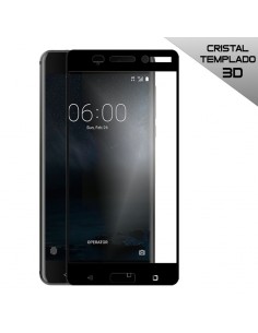 Protector Pantalla Cristal Templado Nokia 6 (Full 3D Negro)
