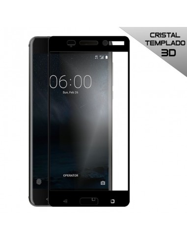 Protector Pantalla Cristal Templado Nokia 6 (Full 3D Negro)