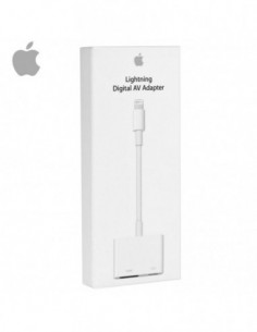 Cable HDMI adaptador original Lighting iPhone 5 / 6 / 6s / 7 / 8 / X / XS / XS Max / XR / iPad (Blister)