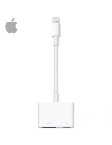 Cable HDMI adaptador original Lighting iPhone 5 / 6 / 6s / 7 / 8 / X / XS / XS Max / XR / iPad (Blister)