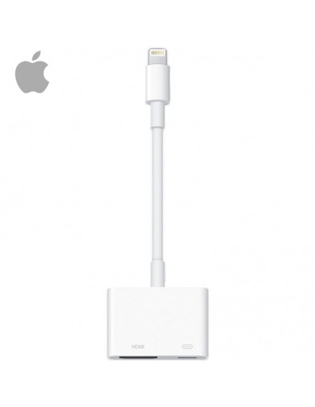 Cable HDMI adaptador original Lighting iPhone 5 / 6 / 6s / 7 / 8 / X / XS / XS Max / XR / iPad (Blister)