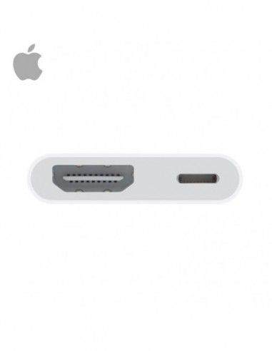 Cable HDMI adaptador original Lighting iPhone 5 / 6 / 6s / 7 / 8 / X / XS / XS Max / XR / iPad (Blister)