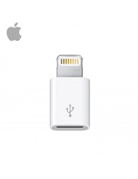 Adaptador original microUSB a Lighting iPhone 5 / 5s / SE / 6 / 7 / 7 Plus / iPad Mini (Blíster)