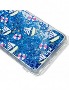 Carcasa TPU gel purpurina Xiaomi Redmi 5A diseño Veleros 2