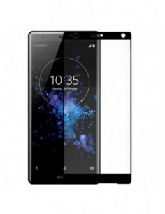 Protector pantalla vidrio templado Sony Xperia XZ2 (3D negro)