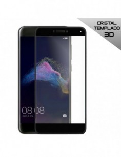 Protector pantalla vidrio templado Huawei P8 Lite 2017 (Full 3D negro)