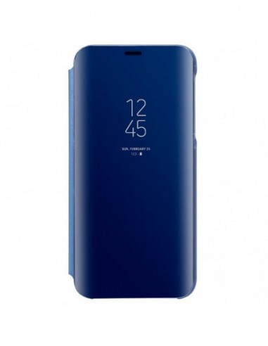 Funda libro soporte Samsung A605 Galaxy A6 Plus Clear View Azul