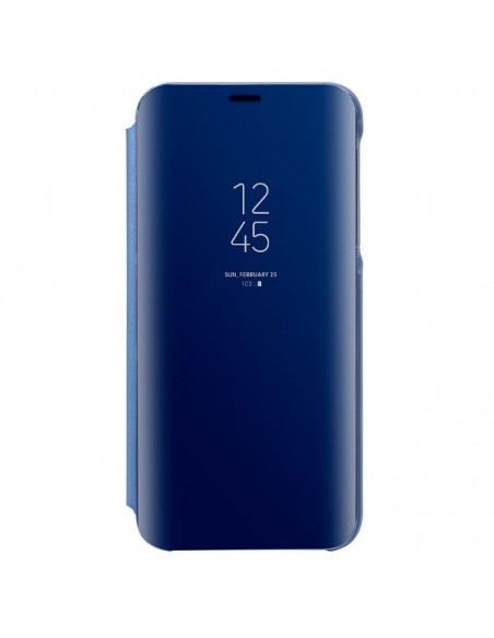 Funda libro soporte Samsung A605 Galaxy A6 Plus Clear View Azul