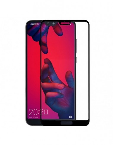 Protector pantalla vidrio templado Huawei P20 Pro (Full 3D negro)