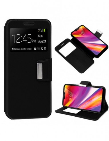 Funda libro soporte TPU LG G7 ThinQ negra
