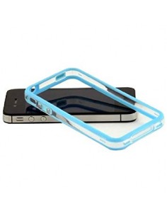 Bumper iPhone 4 / 4S azul y transparente 2