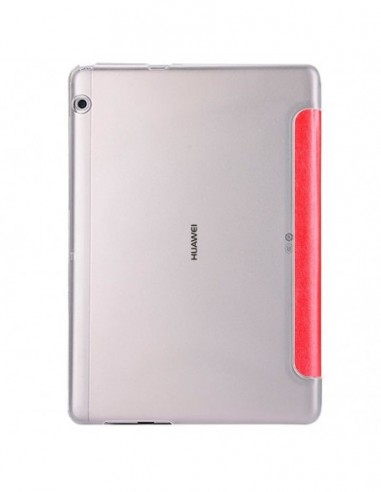 Funda soporte plegable polipiel Huawei Mediapad T3 10 roja 9.6'' pulgadas