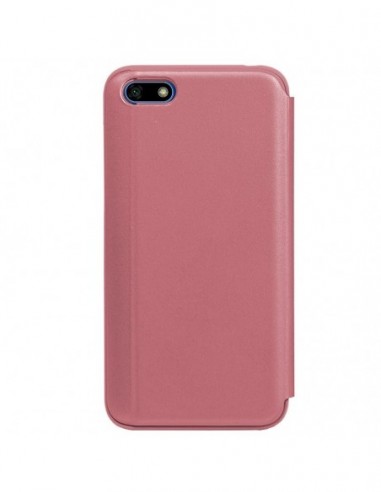 Funda libro soporte Huawei Y5 (2018) / Honor 7S Clear View Rosa