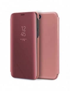 Funda libro soporte Huawei Y5 (2018) / Honor 7S Clear View Rosa