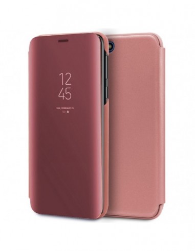 Funda libro soporte Huawei Y5 (2018) / Honor 7S Clear View Rosa