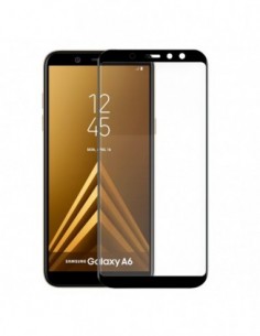 Protector pantalla vidrio templado Samsung A600 Galaxy A6 (Full 3D negro)