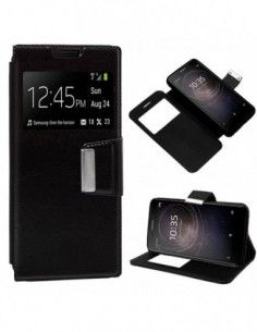 Funda libro soporte TPU Sony Xperia L2 negra
