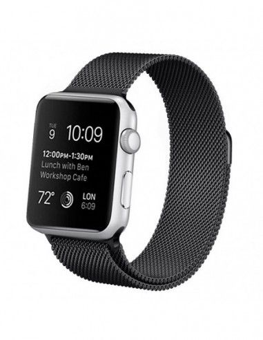 Correa Apple Watch series 1 / 2 / 3 / 4 / 5 (42 / 44 mm) metal negra