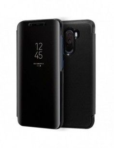Funda libro soporte Xiaomi Pocophone F1 Clear View negra