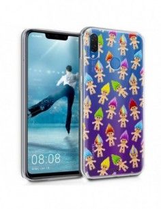 Carcasa TPU transparente Huawei P Smart Plus diseño Trolls