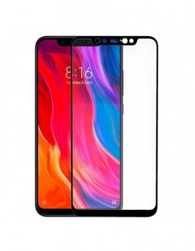 Protector pantalla vidrio templado Xiaomi Mi8 (Full 3D negro)