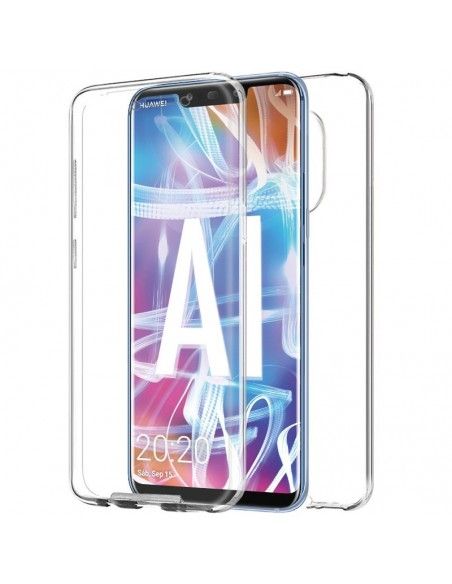 Funda gel TPU 3D Huawei Mate 20 Lite transparente (frontal + trasera)