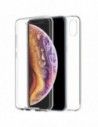 Funda gel TPU 3D iPhone XS Max transparente (Frontal + trasera)