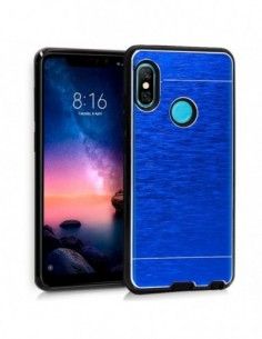Carcasa aluminio cama TPU Xiaomi Redmi Note 6 Pro azul