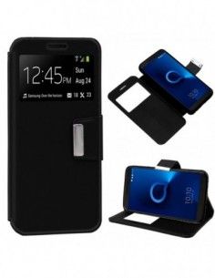 Funda libro soporte TPU Alcatel 3 / 3L (5052 / 5034) negra