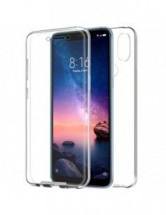 Funda TPU 3D Xiaomi Redmi Note 6 Pro transparente (Frontal + trasera)