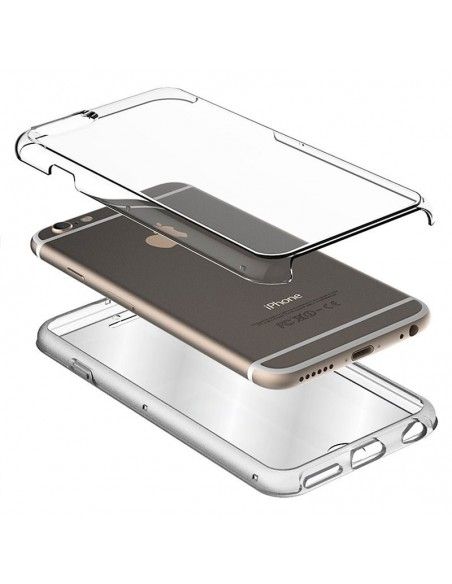 Funda TPU 3D Xiaomi Redmi Note 6 Pro transparente (Frontal + trasera)