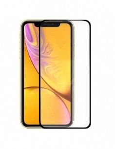 Protector pantalla vidrio templado iPhone XR (Full 3D negro)