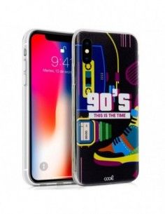 Carcasa TPU iPhone X / iPhone XS diseño Retro 80's