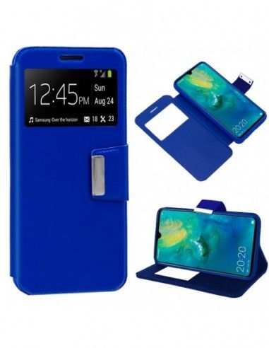 Funda libro soporte TPU Huawei Mate 20 azul