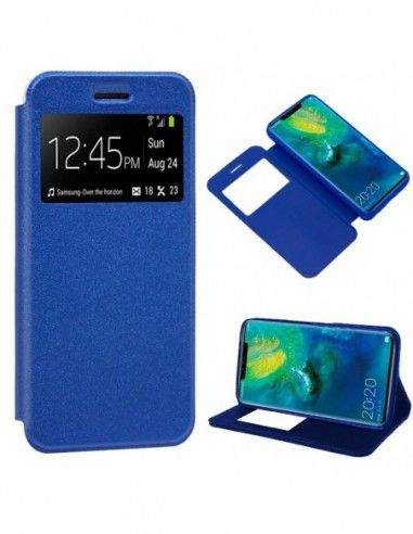 Funda libro soporte TPU Huawei Mate 20 Pro Azul