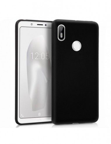 Funda gel TPU BQ Aquaris C / VSmart Joy 1 negra