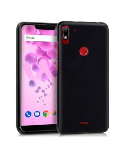 Funda gel TPU Wiko View 2 Plus negra