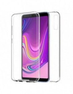 Funda gel TPU 3D Samsung A920 Galaxy A9 (2018) transparente (Frontal + trasera)
