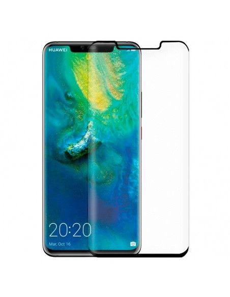 Protector pantalla vidrio templado UV Huawei Mate 20 Pro (Curvo 3D)