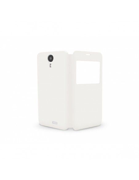 Funda libro original Droxio MAK blanca + Protector vidrio templado gratis