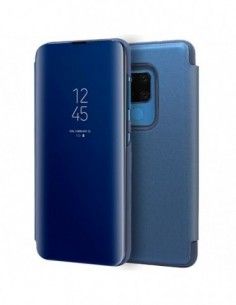 Funda libro soporte Huawei Mate 20 X Clear View azul