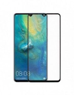 Protector pantalla vidrio templado Huawei Mate 20 X (3D negro)
