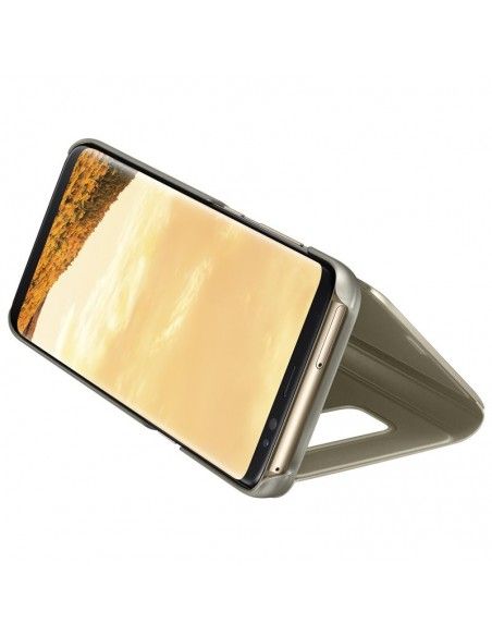 Funda original Samsung G950 Galaxy S8 Clear View dorada (Blíster)