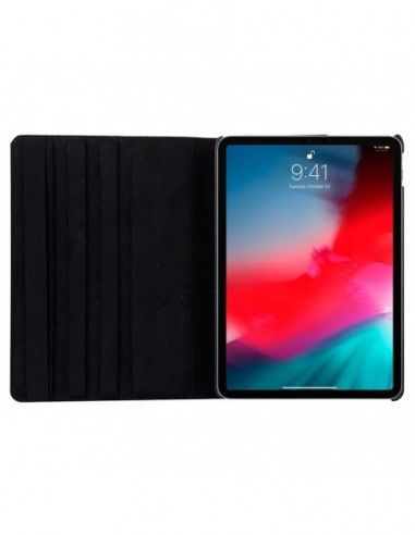 Funda soporte giratorio Apple iPad Pro 11'' polipiel negra