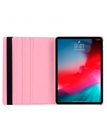 Funda soporte giratorio Apple iPad Pro 11'' polipiel rosa