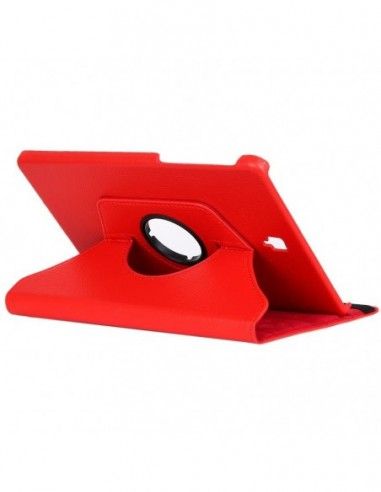 Funda soporte giratorio Samsung Galaxy Tab S4 T830 / T835 polipiel roja 10.5"