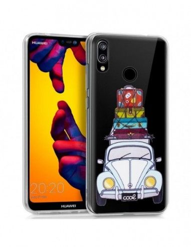 Carcasa TPU transparente Huawei P20 Lite diseño Car