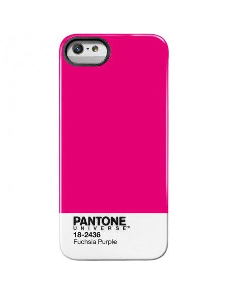 Carcasa original Pantone Universe iPhone 5 / 5S / SE fucsia púrpura 18-2436